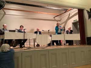 Supporting image for story: Montgomeryshire candidates questioned by voters at hustings
