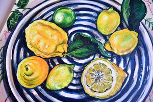 Lemons often feature in Lucy's work