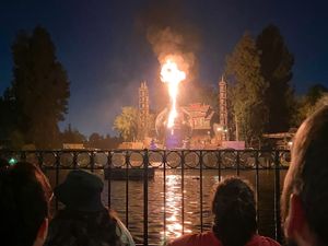 Supporting image for story: Disneyland visitors in shock after dragon show goes up in flames