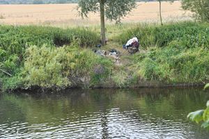 Where the water enters the River Severn. 