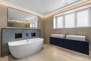 The property has five luxury bathrooms. Picture: Aston Knowles/Rightmove