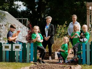 Supporting image for story: Shropshire's High Sheriff visits Market Drayton School following £1,000 boost