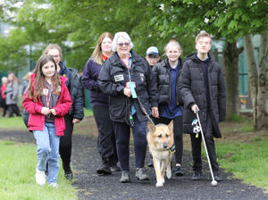 Supporting image for story: 'We do this every year and it just gets better': SEN school goes extra mile in walk for Guide Dogs