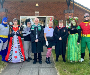 Staff at the Advinia Healthcare home loved dressing up