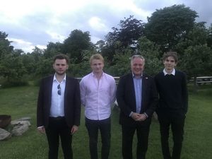 Supporting image for story: North Shropshire Young Conservative welcome neighbouring MP to meeting