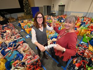 Supporting image for story: 'It can make the difference between enjoying Christmas and worrying about Christmas': Shrewsbury food bank boxes up 509 hampers
