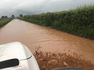 Supporting image for story: 20 homes damaged as flash flooding returns to Shropshire