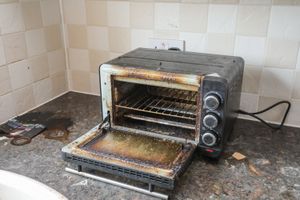 Chris Considine's flat in Nuneaton, Warwickshire on July 9 2025. 