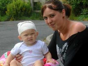 Supporting image for story: Little Morgan is back home after being hit by reversing car