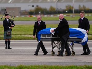 Supporting image for story: Plane carrying body of former first minister Alex Salmond lands in Aberdeen