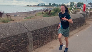 getting some run training in at parkrun.