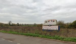 The plot of land off the A53 in Market Drayton. Photo: Google