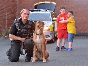 Supporting image for story: 'It sold out overnight!' People flock to Shropshire library to discover how police dogs find 'firearms and weaponry' 
