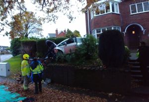 The scene of the crash. Photo: Haden Cross Fire Station