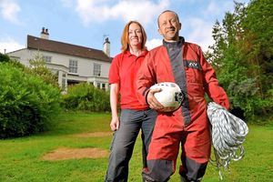 Cave rescuers Emma Porter and Mike Clayton