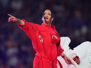 Supporting image for story: Rihanna confirms second pregnancy during Super Bowl half-time show