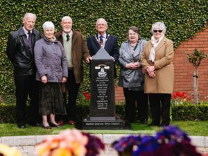 Supporting image for story: Covid memorial stone in Market Drayton unveiled