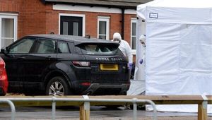 The scene outside Cheryl's home