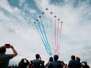 Supporting image for story: Sights and stunts galore as 60,000 visit Cosford Air Show