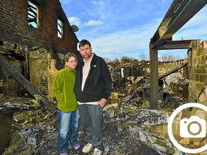 Supporting image for story: Couple in pledge to rebuild fire-hit Shropshire pub