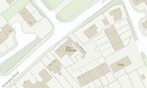 Location plan of The Poplars, in Wellington Road, Donnington. Picture: Telford & Wrekin Council