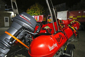 The lifeboat which carries the name of Severn Area Rescue Association member Stuart Frost