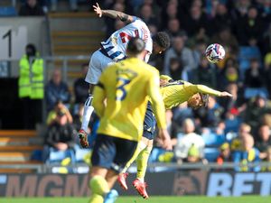 Action from Albion’s 1-1 draw at Oxford United on Saturday afternoon – the U’s would grab a late equaliser (Getty/Adam Fradgley)