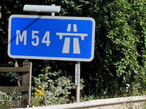 Supporting image for story: M54 delays after westbound crash