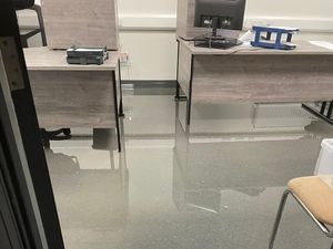 Supporting image for story: AFC Telford United appeal for volunteers to help mop up stadium after flooding