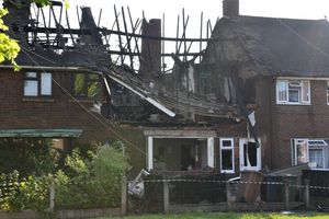 A house fire destroyed a property at Shrewsbury Close, Mossley Estate, Bloxwich.