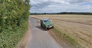 A lane from the A41 to the farm business will now have official passing places. Picture: Google Maps