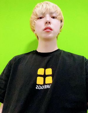 Daichi loved Greggs so much he got the T-shirt. 