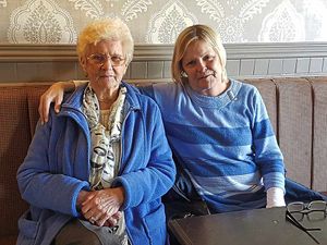 Locals Ruby Smith, who is 83, and Janette Radford