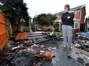 Supporting image for story: Heartache as mother’s businesses destroyed in garden shed blaze