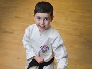 Supporting image for story: WATCH: Shropshire's karate kid is UK's youngest black belt
