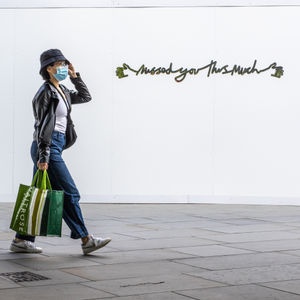 Black Country artist, Andy Leek, is working on a three-month residency in London