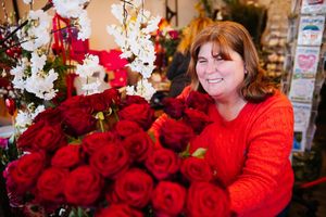Sandra Bateman at The Florist in Shrewsbury  