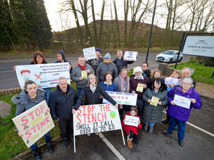 Supporting image for story: 'It's with us day and night': Walsall residents protest over tip site's 'rotten' smell - in pictures and video
