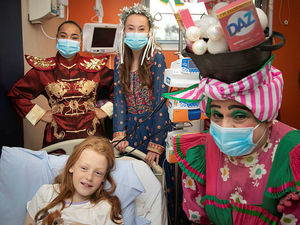 Supporting image for story: Panto stars bring cheer to paediatric ward at Wolverhampton hospital