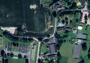 Outline plans to build four homes on a one-acre patch of land to the north of Nesscliffe Training Camp have been submitted to Shropshire Council. Photo: Google