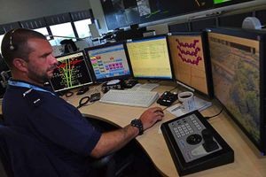 Control room operator Steve Mason