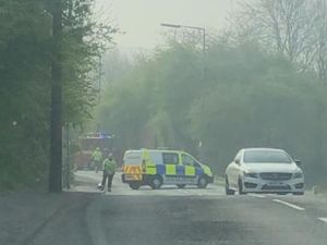 Supporting image for story: Car overturns after crash in Rowley Regis