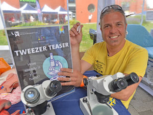 Supporting image for story: Virtual reality, robot chef and racing car star at Wolverhampton science festival 