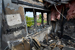 The full extent of the damage is clear