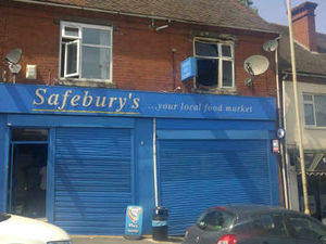 Supporting image for story: Fire rips through Cradley convenience store