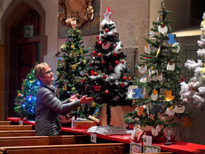 Supporting image for story: It's beginning to look a lot like Christmas as church holds a tree festival