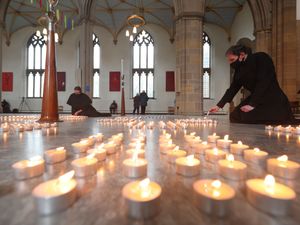 Supporting image for story: In Pictures: Nation pauses to reflect on lockdown anniversary