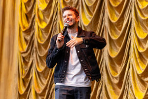 Joel Dommett at Ludlow Castle Comedy Festival. Photo: Andy Hughes