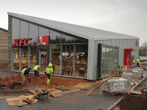 Supporting image for story: Work almost complete on Telford's new KFC