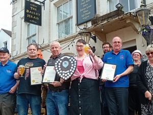 Supporting image for story: Oswestry pub celebrates winning CAMRA Shropshire Pub of the Year